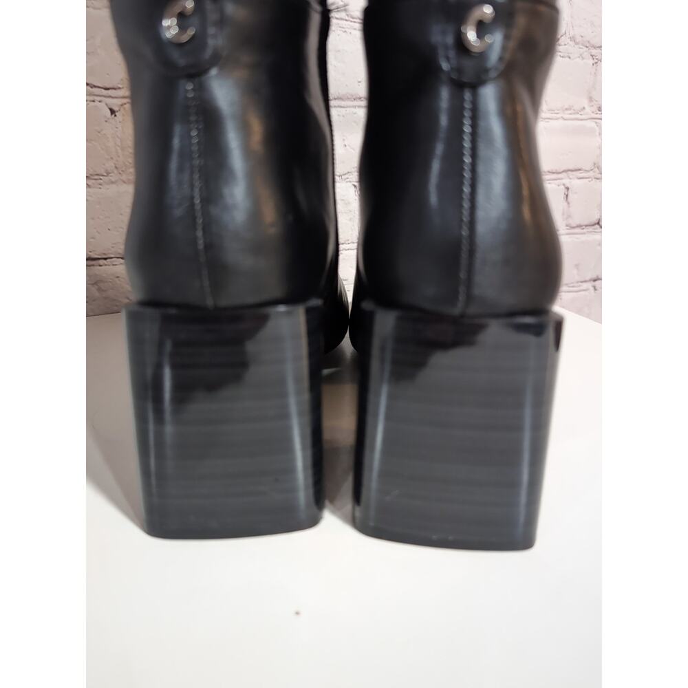 Women's Circus by Sam Edelman Teelin Block Heel Boots, Black Size 8.5 Knee High - Picture 4 of 14